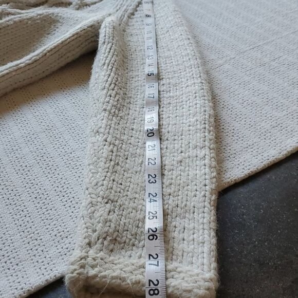 Vintage Heavy Cable Knitted Button Down Long Sleeve Sweater Sz. XL Cardigan - Picture 10 of 10